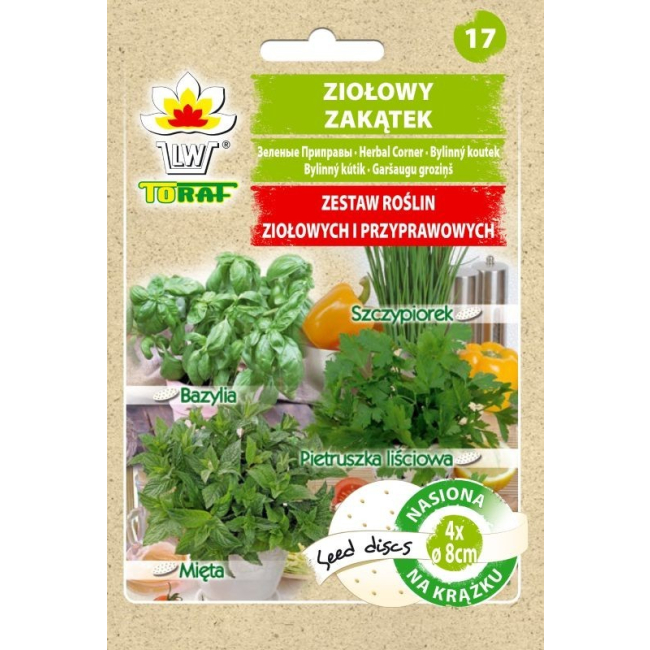 Ziołowy zakątek 4 krążki - TORAF