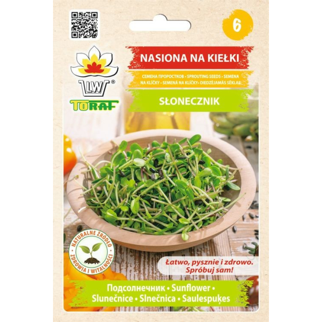 Słonecznik. nasiona na kiełki 20g TORAF
