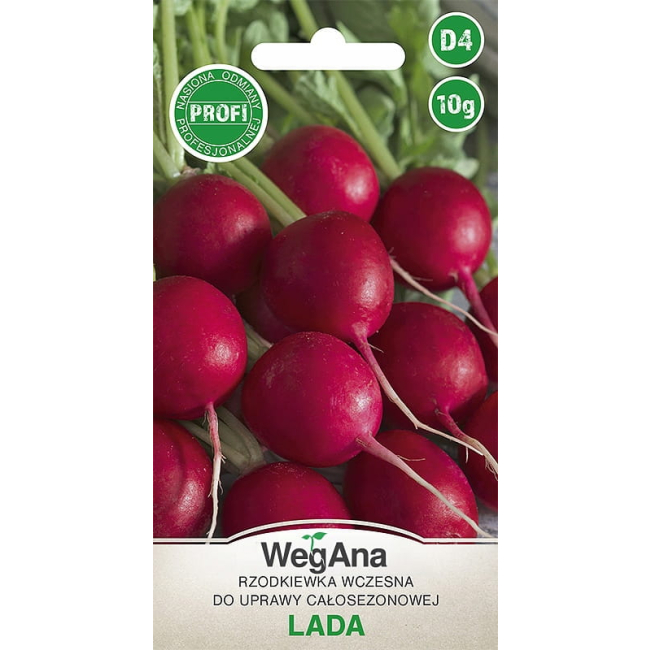Rzodkiewka wczesna Lada 10g - WegAna