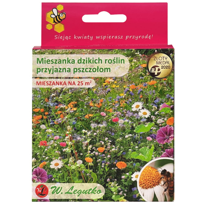 Mieszanka nasiona roślin miododajnych dzikich 125g - Legutko