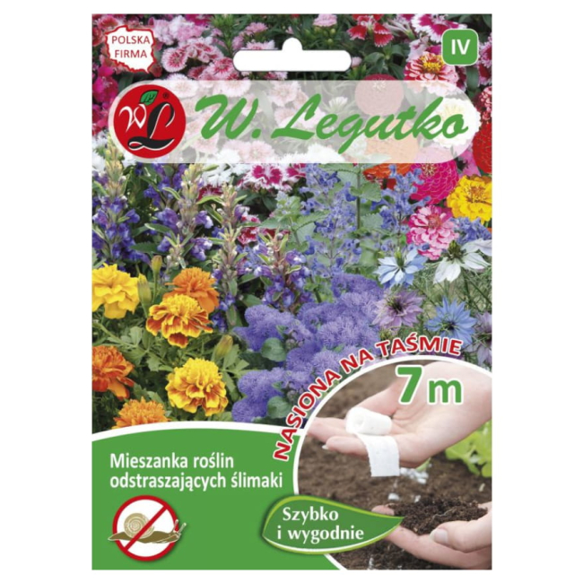 Mieszanka na ślimaki nasiona na taśmie 7m - W. Legutko