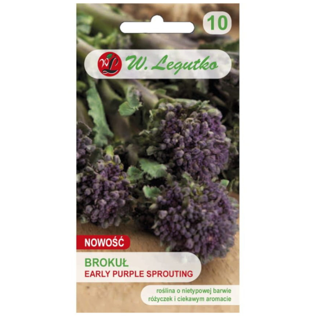 Brokuł Early Purple Sprouting 1g - W. Legutko