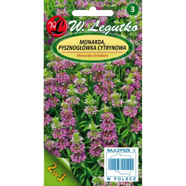 Monarda Pysznogłówka cytrynowa nasiona  0,1g - W. Legutko