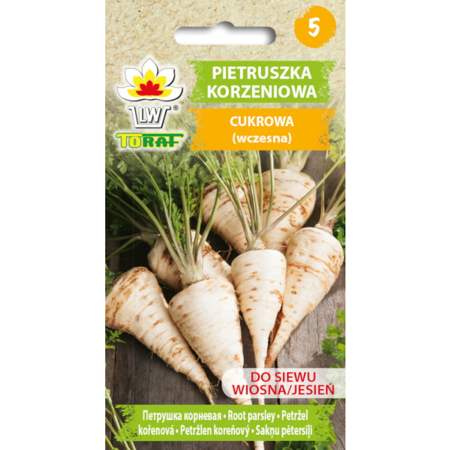 Pietruszka Cukrowa nasiona 5g - TORAF
