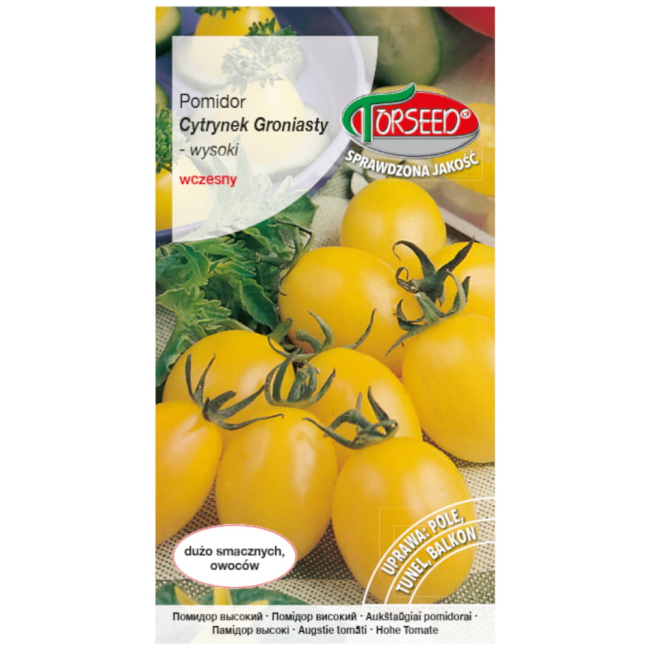 Pomidor Cytrynek Groniasty nasiona 0,1g - TORSEED