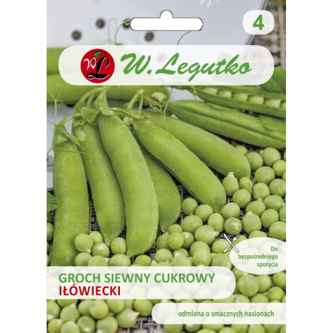 Groch siewny cukrowy Iłówiecki nasiona 40g - W. Legutko