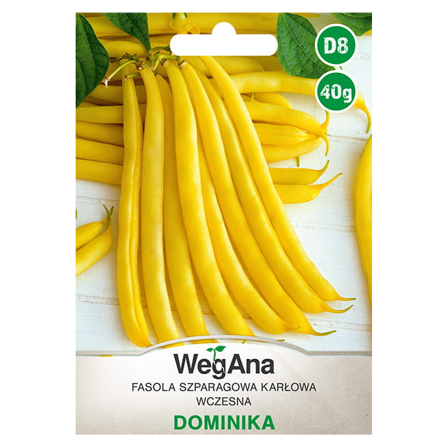Fasola zwykła karłowa Dominika 40g - WegAna