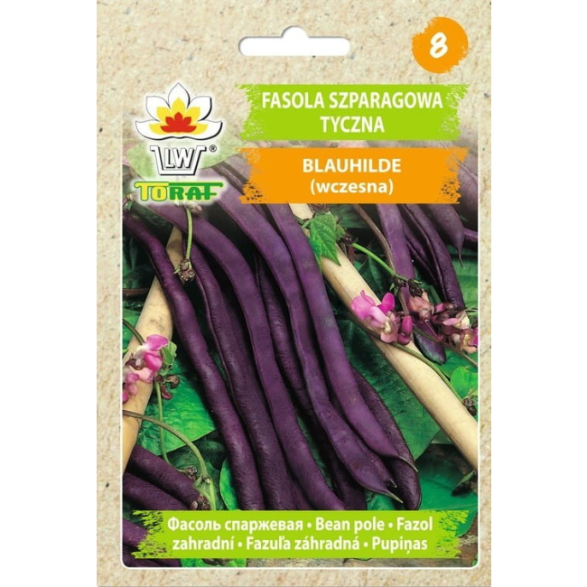 Fasola szparagowa tyczna Blauhilde 10g - TORAF