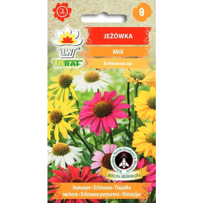 Jeżówka mix odmian nasiona 1g - TORAF