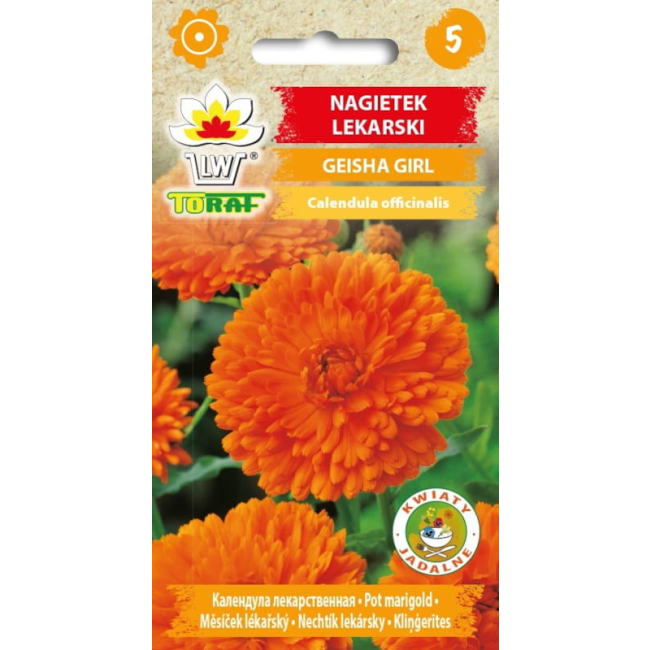 Nagietek lekarski Geisha Girl nasiona 1g - TORAF