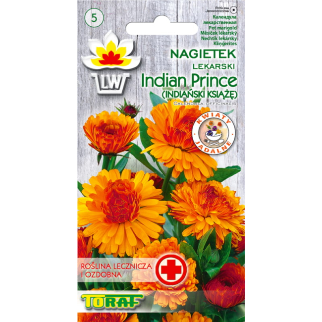 Nagietek lekarski Indian Prince nasiona 1g - TORAF