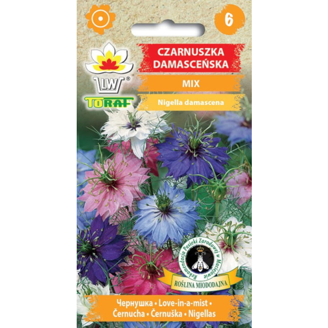Czarnuszka Damasceńska mix nasiona 2g - TORAF