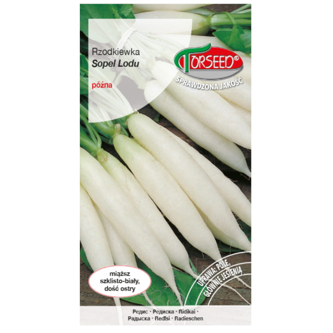 Rzodkiewka Sopel Lodu nasiona 10g - TORSEED