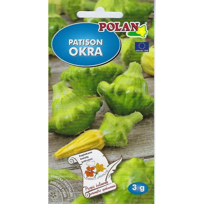Dynia Zwyczajna (patison) Okra nasiona 5g - POLAN