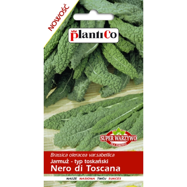 Jarmuż Nero di Toscana nasiona 1g - Plantico