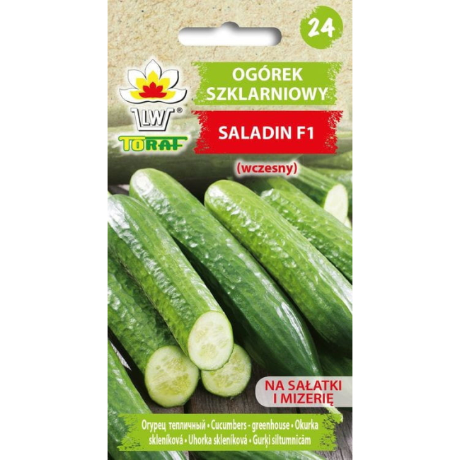 Ogórek pod osłony Saladin F1 nasiona 1g - TORAF
