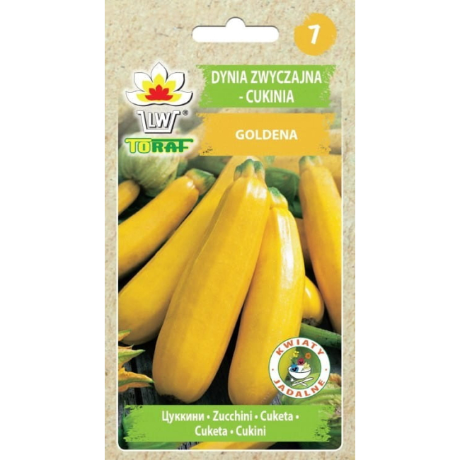 Cukinia Goldena nasiona 3g - TORAF