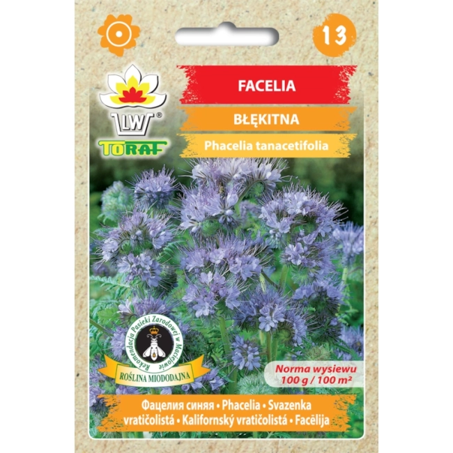 Facelia błękitna nasiona 50g - TORAF