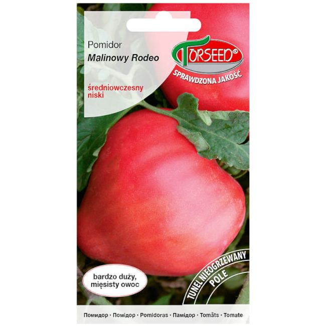 Pomidor gruntowy karłowy Malinowy Rodeo nasiona 0,2g  - TORSEED