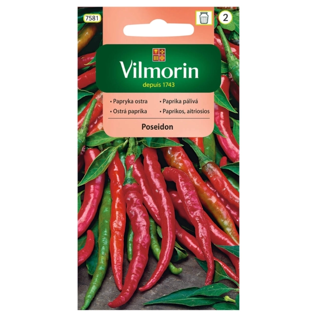 Papryka ostra Poseidon nasiona 0,5g - VILMORIN