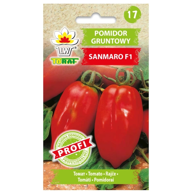 Pomidor gruntowy Sanmaro F1 nasiona 0g - TORAF