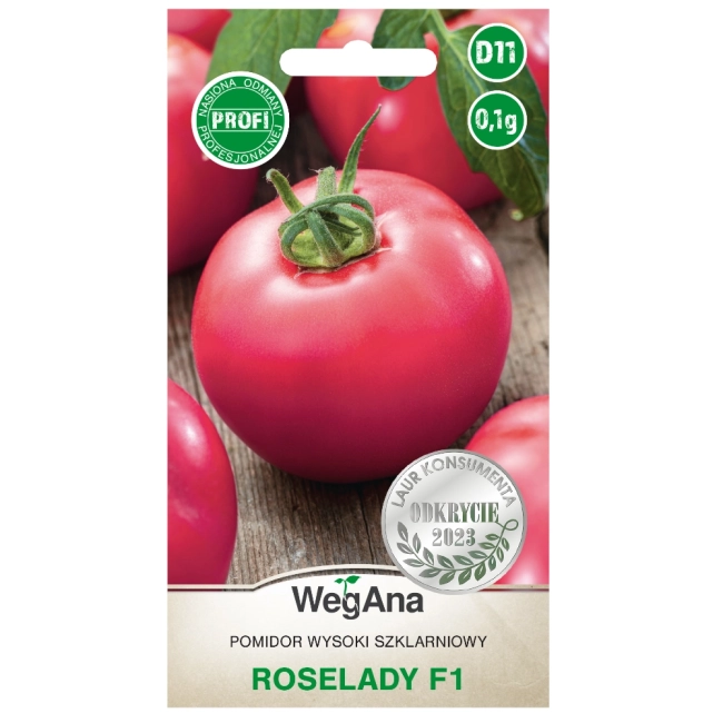 Pomidor wysoki szklarniowy Roselady F1 nasiona 0,1g - WegAna